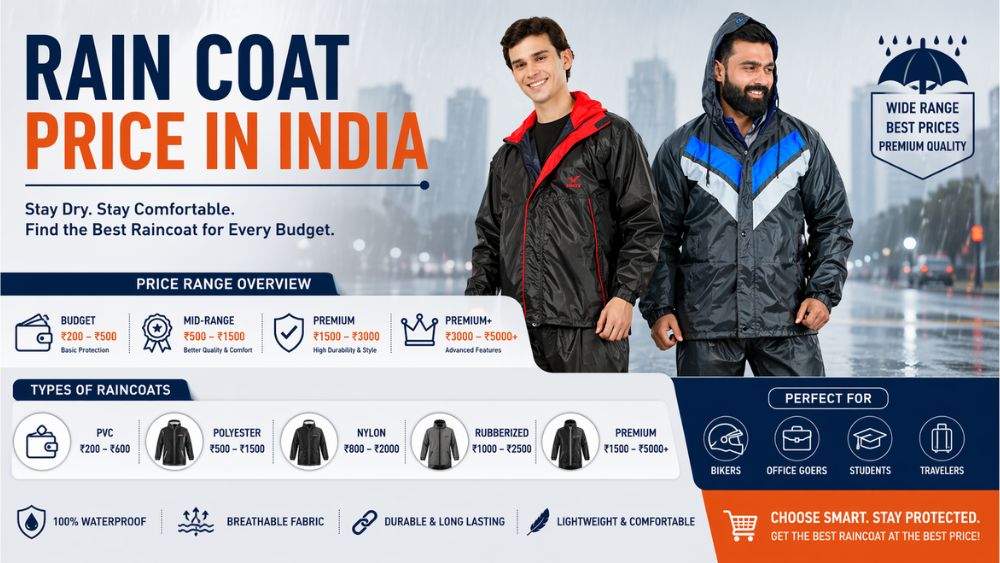 rain coat price in India