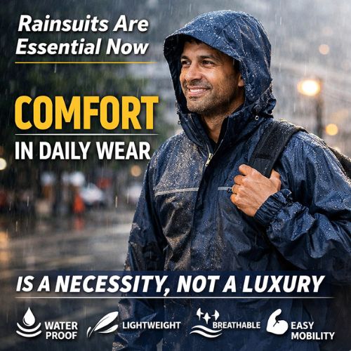 Rainsuits Are Essential Now: Why Comfort in Daily Wear Is a Necessity, Not a Luxury