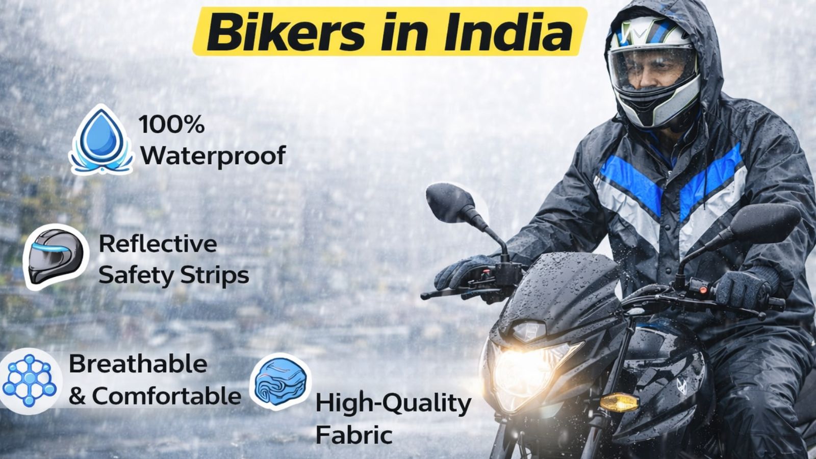 best raincoat for bikers in India